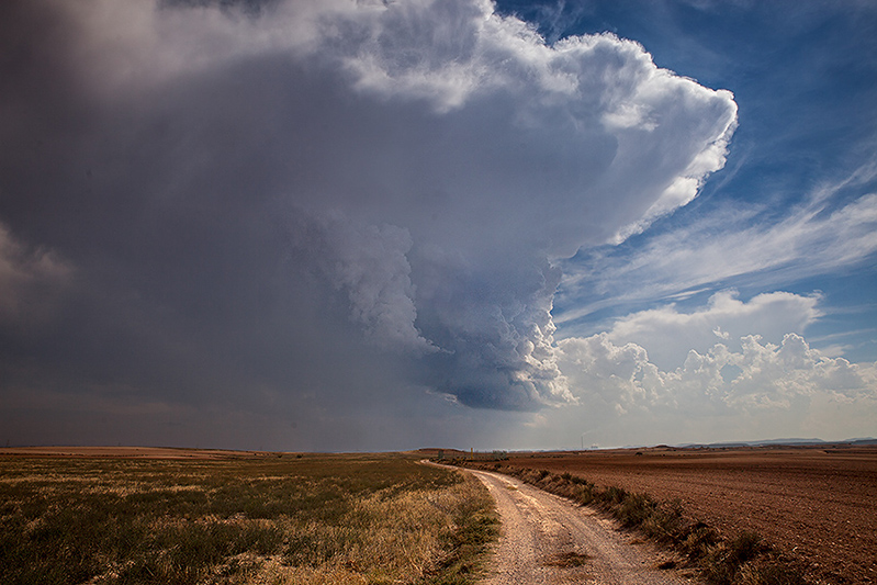 Las tormentas en la zona de Teruel. Condiciones sinópticas
